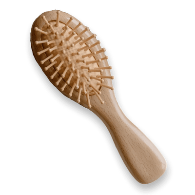 Wood Hair Brush for Kids or Travel