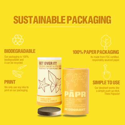 PAPR Natural Deodorant - Vanilla Sky