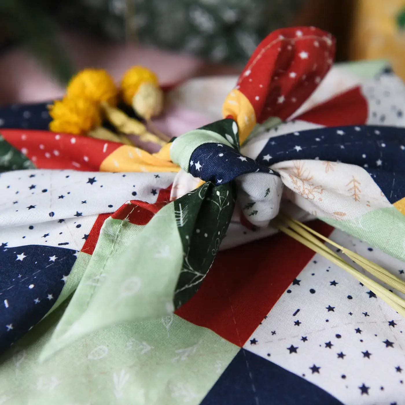 Reusable Fabric Gift Wrap